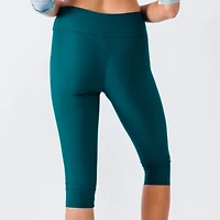 Calypsa Women's Capri Swim Leggings