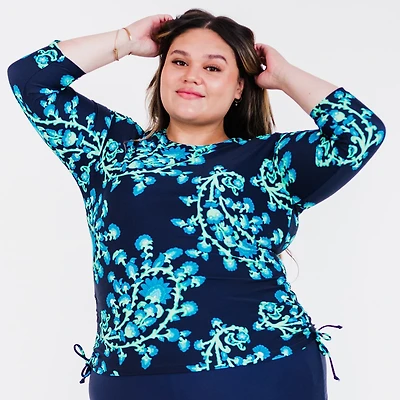 Calypsa Women's Margaux Plus-Size Swim Top