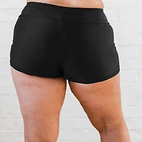 Calypsa Women's Plus Swim Shorts