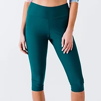 Calypsa Women's Capri Swim Leggings
