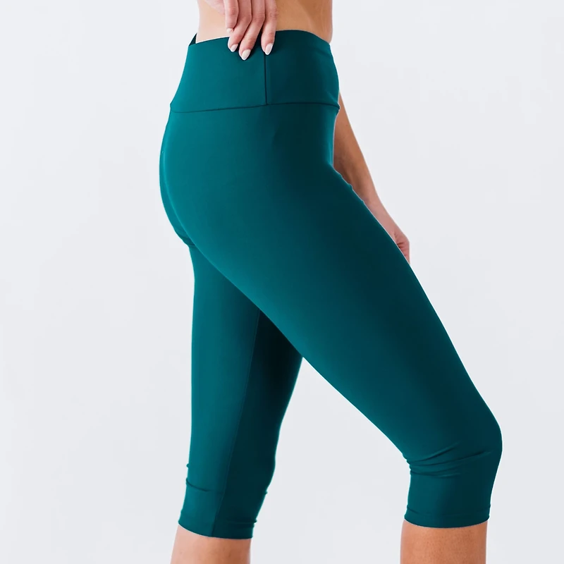 Calypsa Women's Capri Swim Leggings