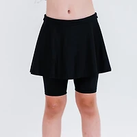 Calypsa Girls' Midi Swim Skort