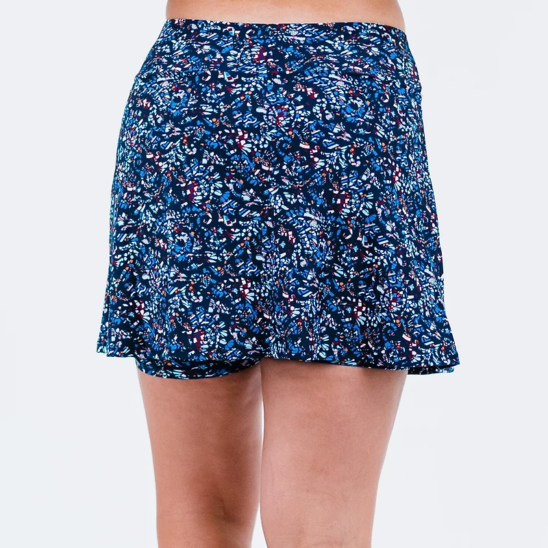 Calypsa Women's Plus A-Line Swim Skort