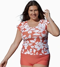 Calypsa Women's Santorini Swim Shirt