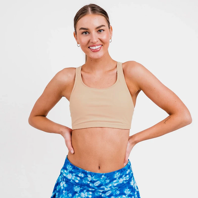 Calypsa Women's Racerback Sewn-In Swim Bra