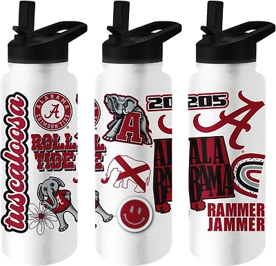 Logo Brands University of Alabama 34 oz Native Quencher Bottle