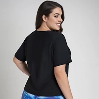 Calypsa Women's Loose Fit Adele Swim Top