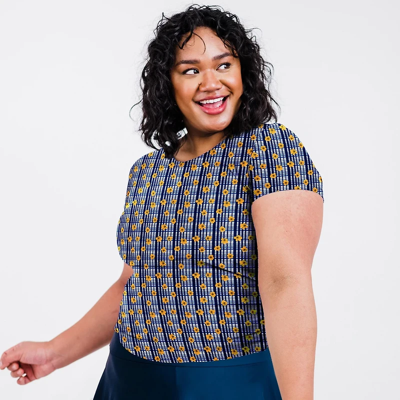 Calypsa Women's Adele Plus Swim Top