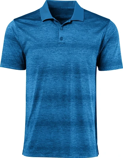 BCG Men's Golf Ombre Stripe Polo Shirt