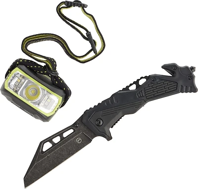 Magellan Outdoors 500-Lumen Headlamp and Folding Knife Combo