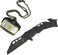 Magellan Outdoors 500-Lumen Headlamp and Folding Knife Combo
