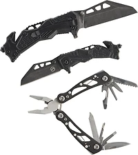Magellan Outdoors 2-Piece Folding Knife and 12-in-1 Multi-Tool Set