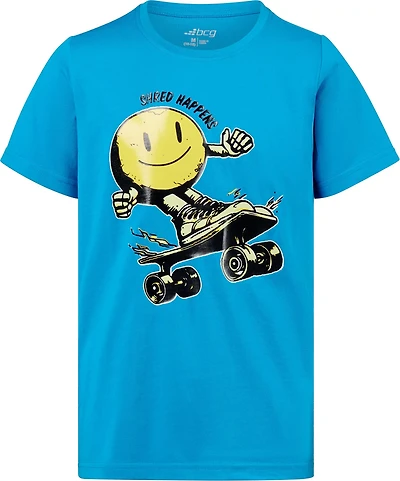 BCG Boys' Smiley Shred Short Sleeve T-shirt