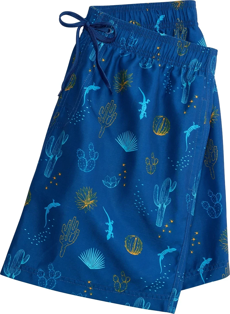 Burnside Men’s Icon Print Volley Swim Shorts