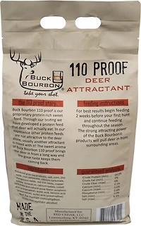 Buck Bourbon 110 Proof Deer Attractant 8 lb Bag