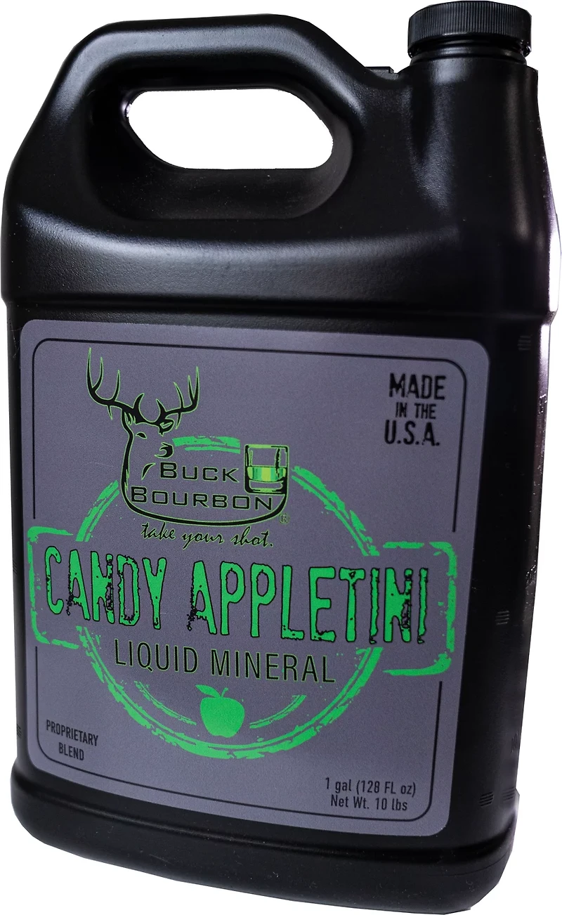 Buck Bourbon 110 Proof Candle Appletini Liquid Deer Mineral