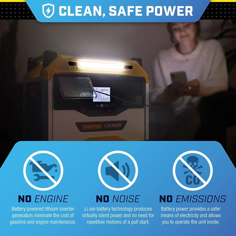 Champion 1238 Wh Portable Power Station