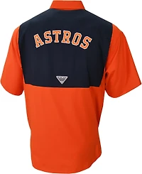 Columbia Sportswear Men's Houston Astros Wordmark Tamiami Shirt