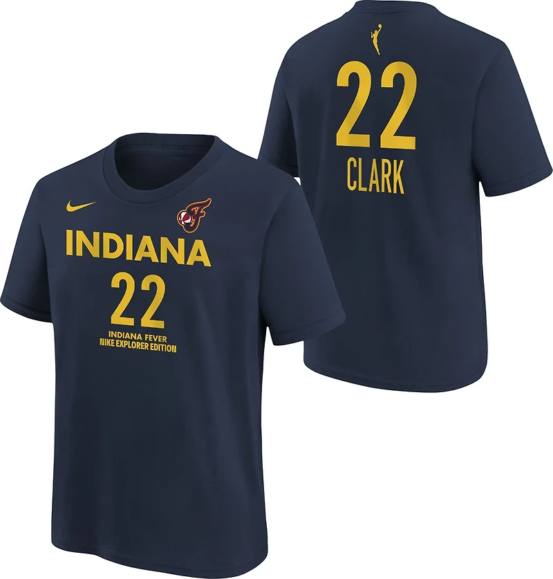 Nike Youth Indiana Fever WNBA Caitlin Clark Explorer Name & Number T-shirt