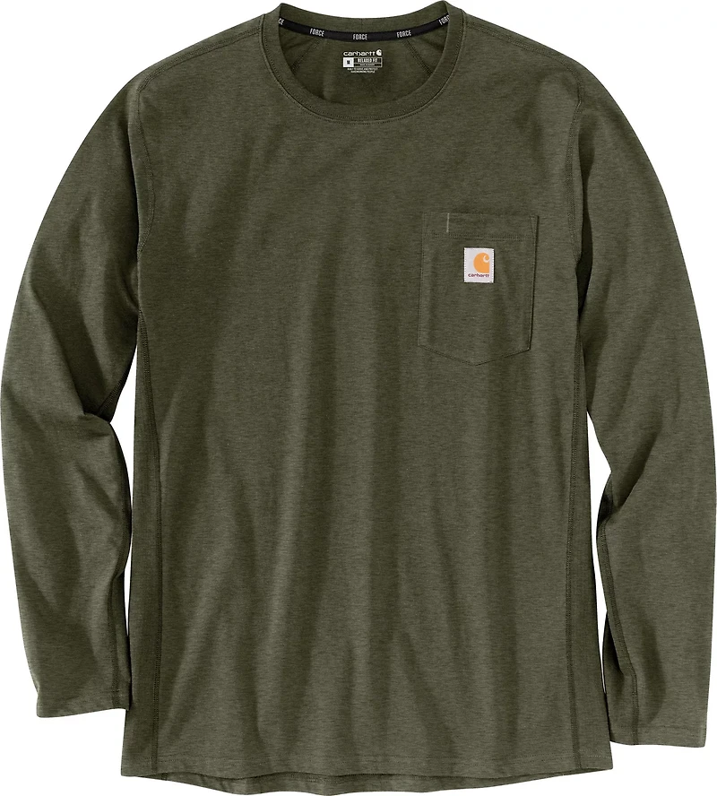Carhartt Men's Force Relaxed Fit Midweight Pocket Long Sleeve T-shirt.