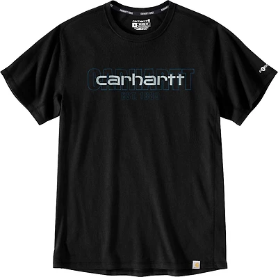 Carhartt Men's Force Relaxed Fit Midweight Logo Graphic Short Sleeve T-shirt