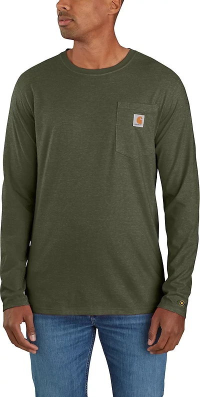 Carhartt Men's Force Relaxed Fit Midweight Pocket Long Sleeve T-shirt.