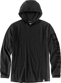 Carhartt Men's Force Relaxed Fit Midweight Logo Graphic Hooded Long Sleeve T-shirt