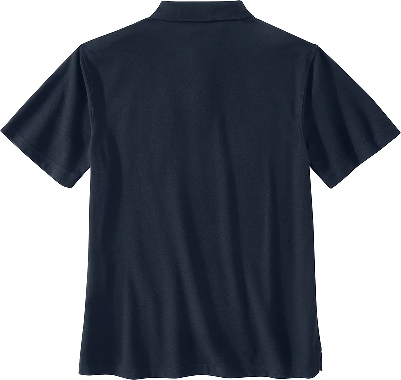 Carhartt Men's Loose Fit Midweight Short Sleeve Pocket Polo Shirt