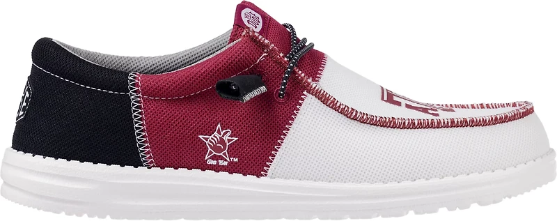 HEYDUDE Wally Mens' Tri Texas A&M Slip-On Shoes
