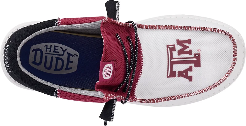 HEYDUDE Wally Mens' Tri Texas A&M Slip-On Shoes