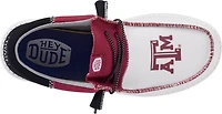 HEYDUDE Wally Mens'  Tri Texas A&M Slip-On Shoes