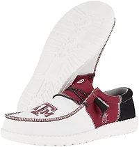 HEYDUDE Wally Mens'  Tri Texas A&M Slip-On Shoes