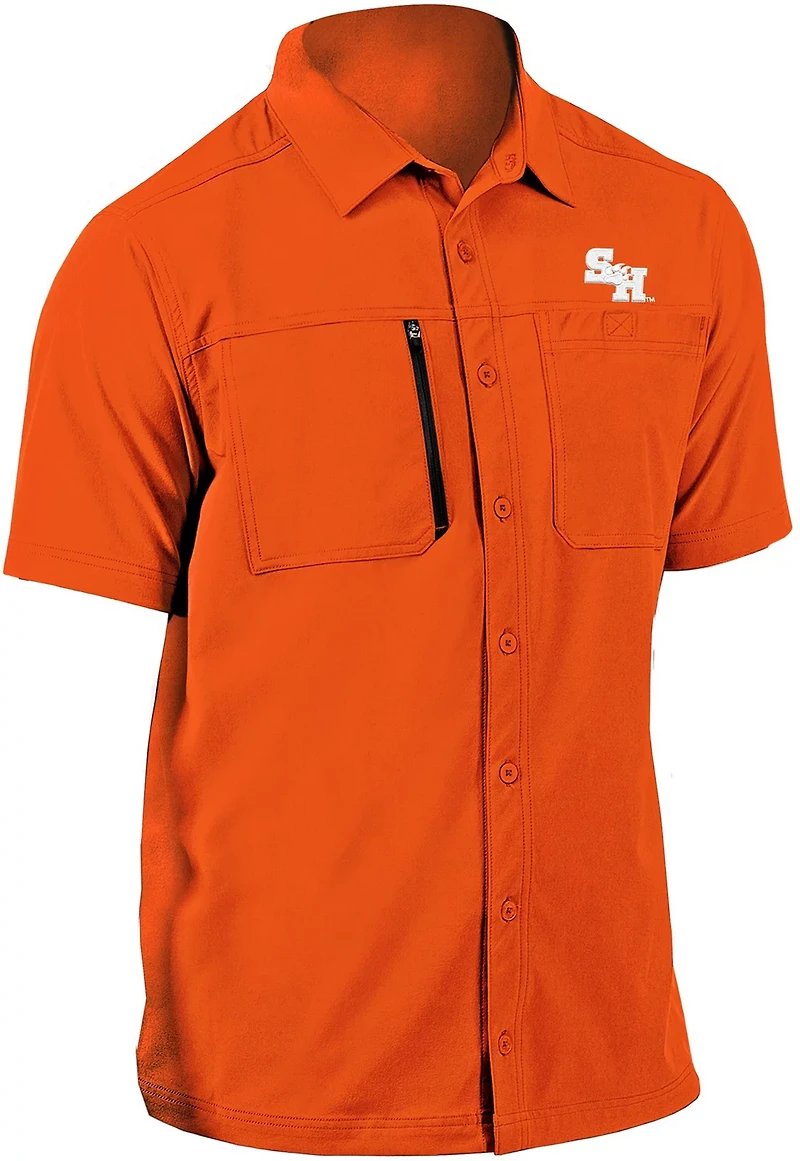 Antigua Men’s Sam Houston State University Kickoff Limited Edition Woven Fishing Shirt