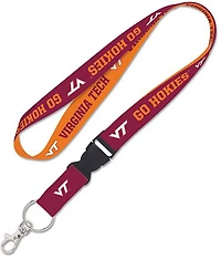 WinCraft Virginia Tech 1 in Slogan Lanyard with Buckle