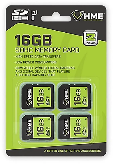 HME Products 16 GB SD Card 4-Pack
