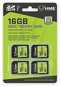 HME Products 16 GB SD Card 4-Pack