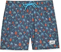 Beach Bros Men's Tropical Chalk Swim Trunk