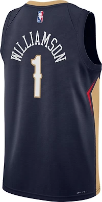 Nike Youth New Orleans Pelicans Zion Williamson #1 Icon Swingman Jersey