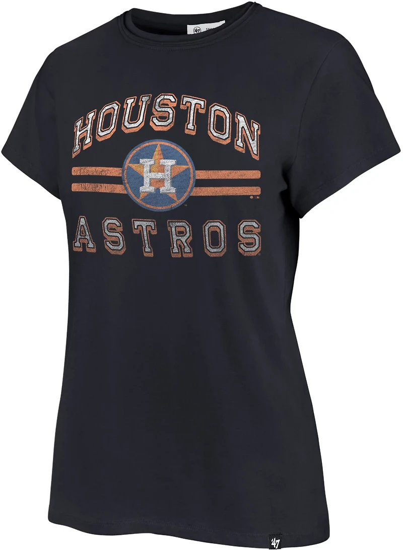 '47 Women's Houston Astros Bright Eyed Frankie Short Sleeve T-shirt