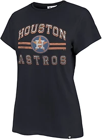 '47 Women's Houston Astros Bright Eyed Frankie Short Sleeve T-shirt