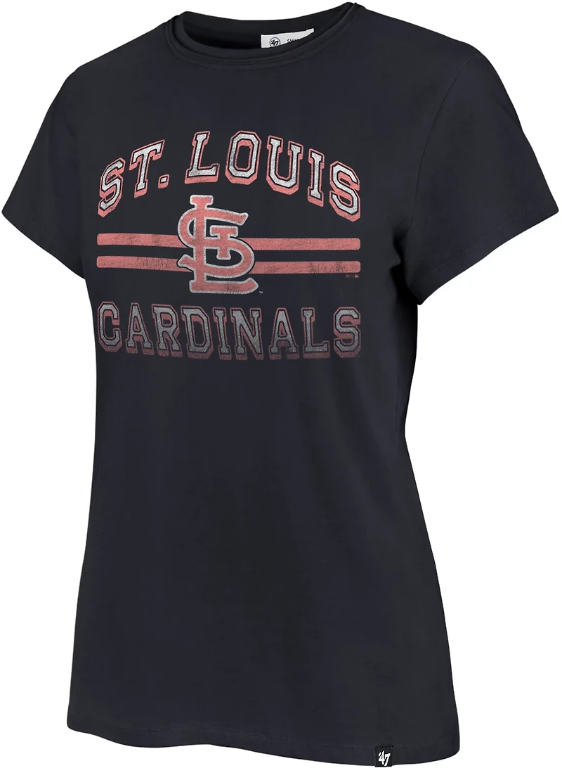 '47 Women's St. Louis Cardinals Bright Eyed Frankie Short Sleeve T-shirt