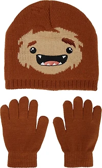 Magellan Outdoors Boys' Bigfoot Hat and Gloves Set