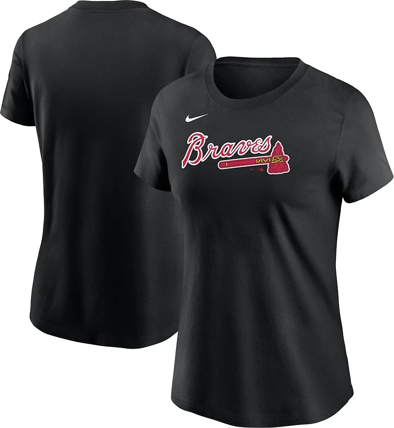 Nike Women’s Atlanta Braves Fuse Wordmark Graphic T-shirt
