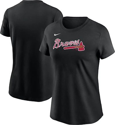 Nike Women’s Atlanta Braves Fuse Wordmark Graphic T-shirt