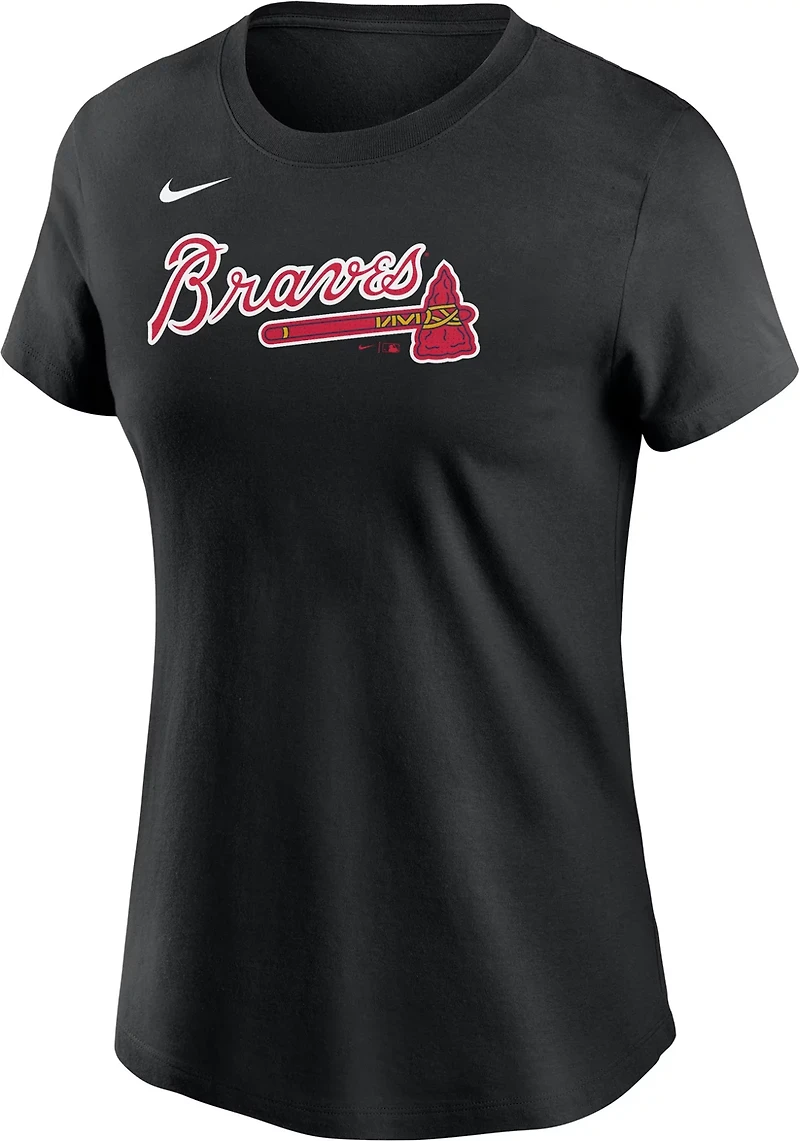 Nike Women’s Atlanta Braves Fuse Wordmark Graphic T-shirt