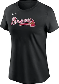 Nike Women’s Atlanta Braves Fuse Wordmark Graphic T-shirt