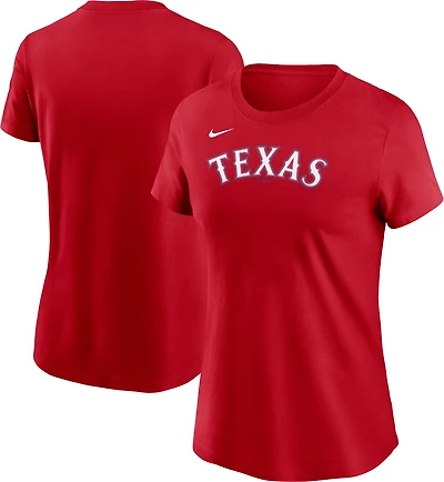 Nike Women’s Texas Rangers Fuse Wordmark Graphic T-shirt