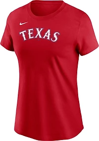Nike Women’s Texas Rangers Fuse Wordmark Graphic T-shirt
