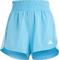adidas Women's Pacer 3-Stripes Woven High Training Shorts 3