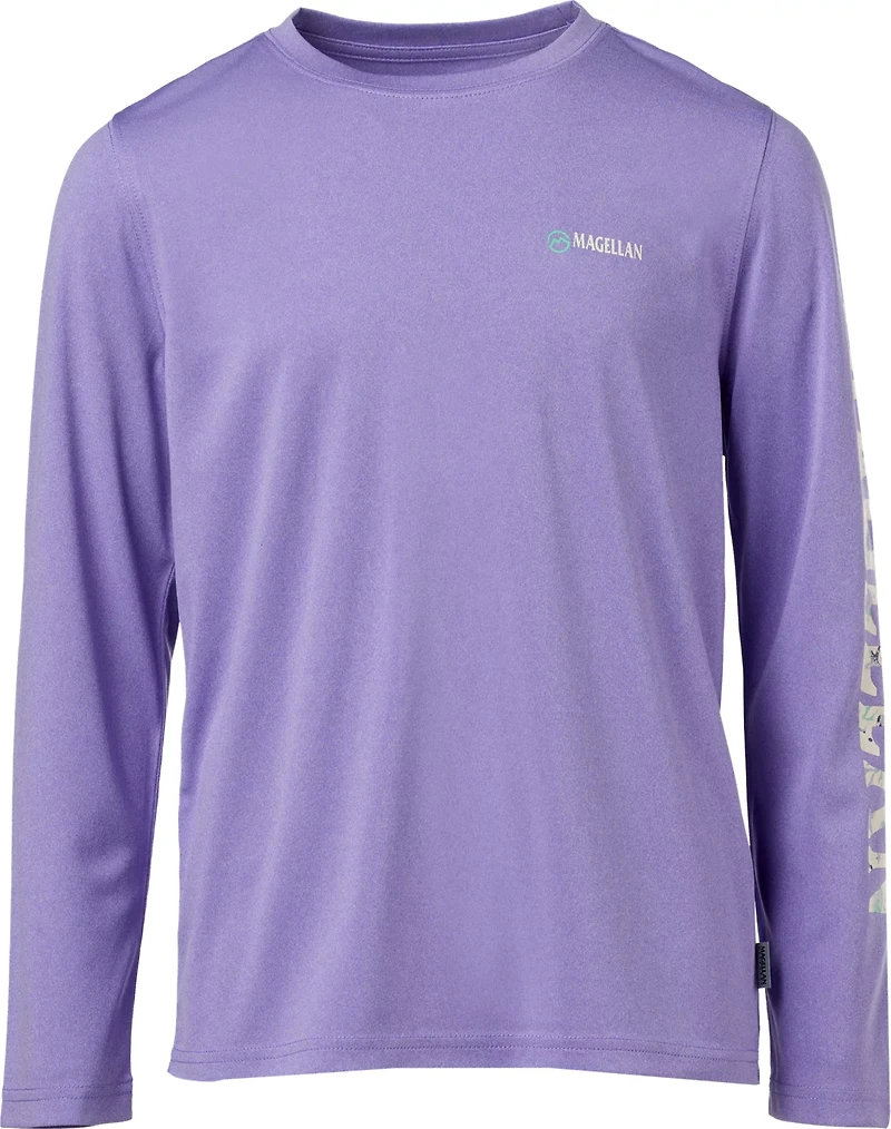 Magellan Outdoors Girls' Caddo Lake Logo Long Sleeve T-shirt